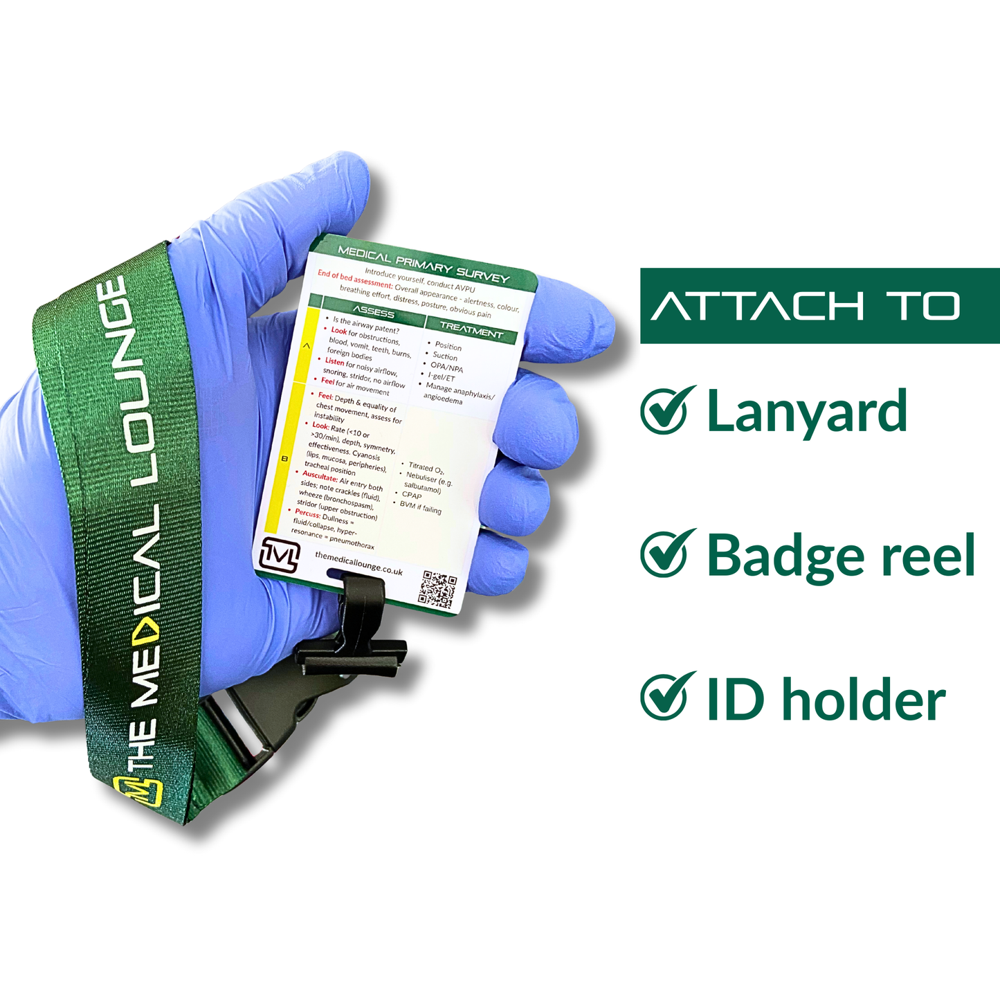 Medical Primary Survey Card – ABCDE