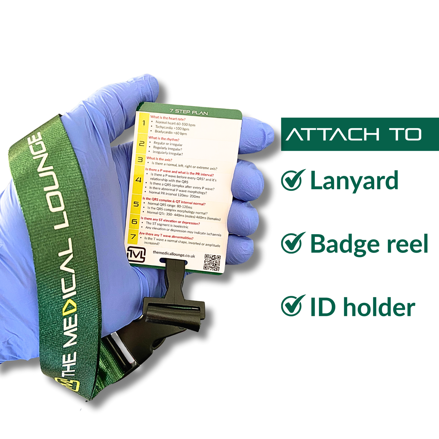 ECG Interpretation Card – 7-Step Method