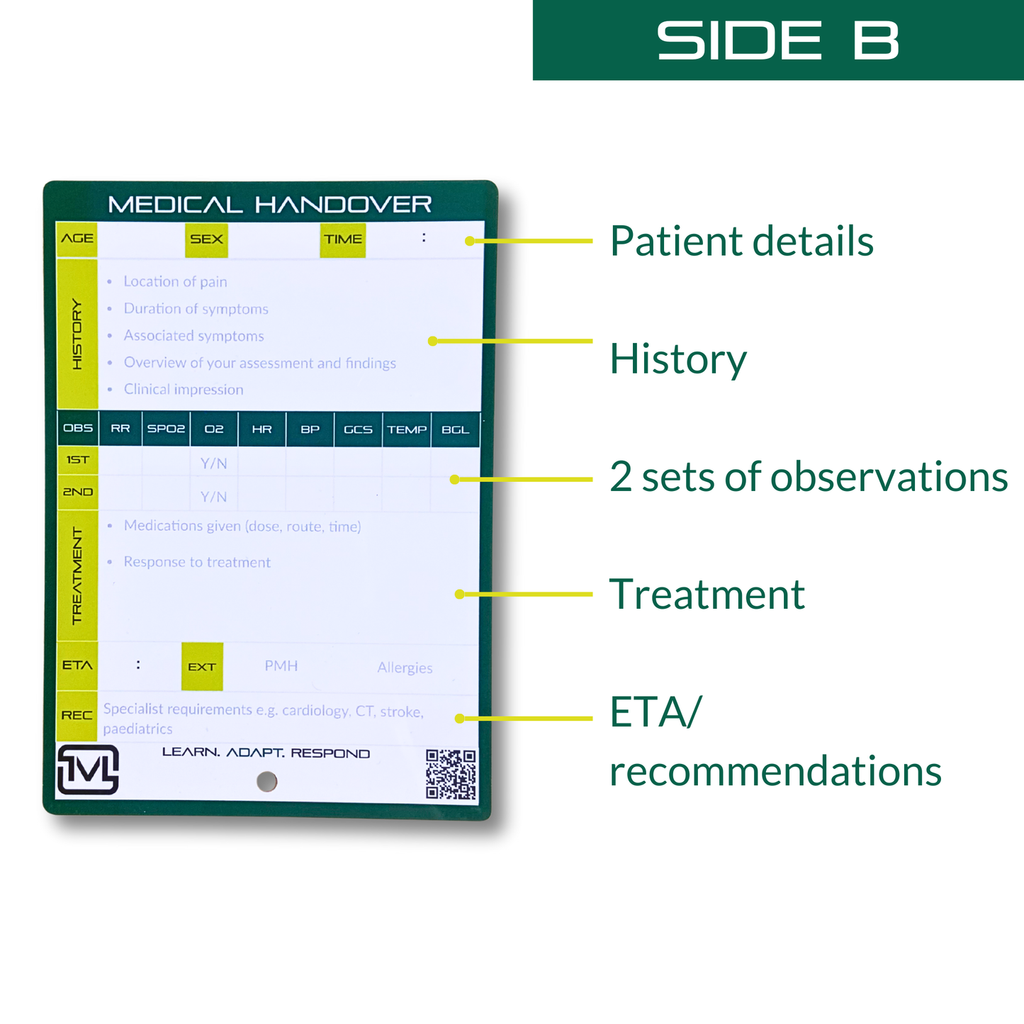 A6 ATMIST Handover Slate – Reusable Dry-Wipe