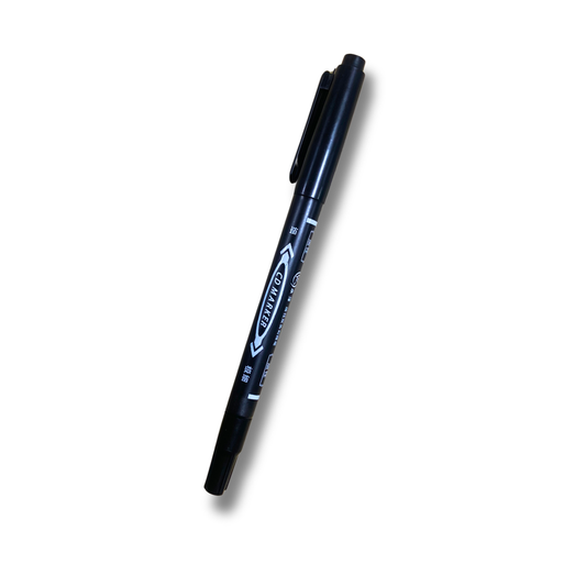 Wipe-Clean Dual-Tip Marker Pen