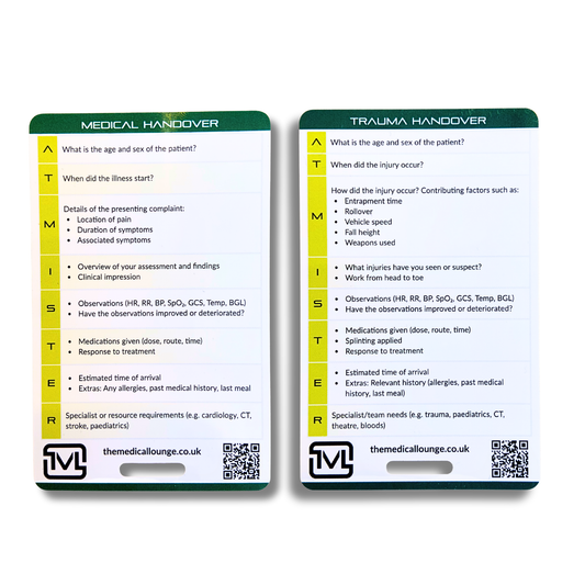 ATMIST Handover Reference Card
