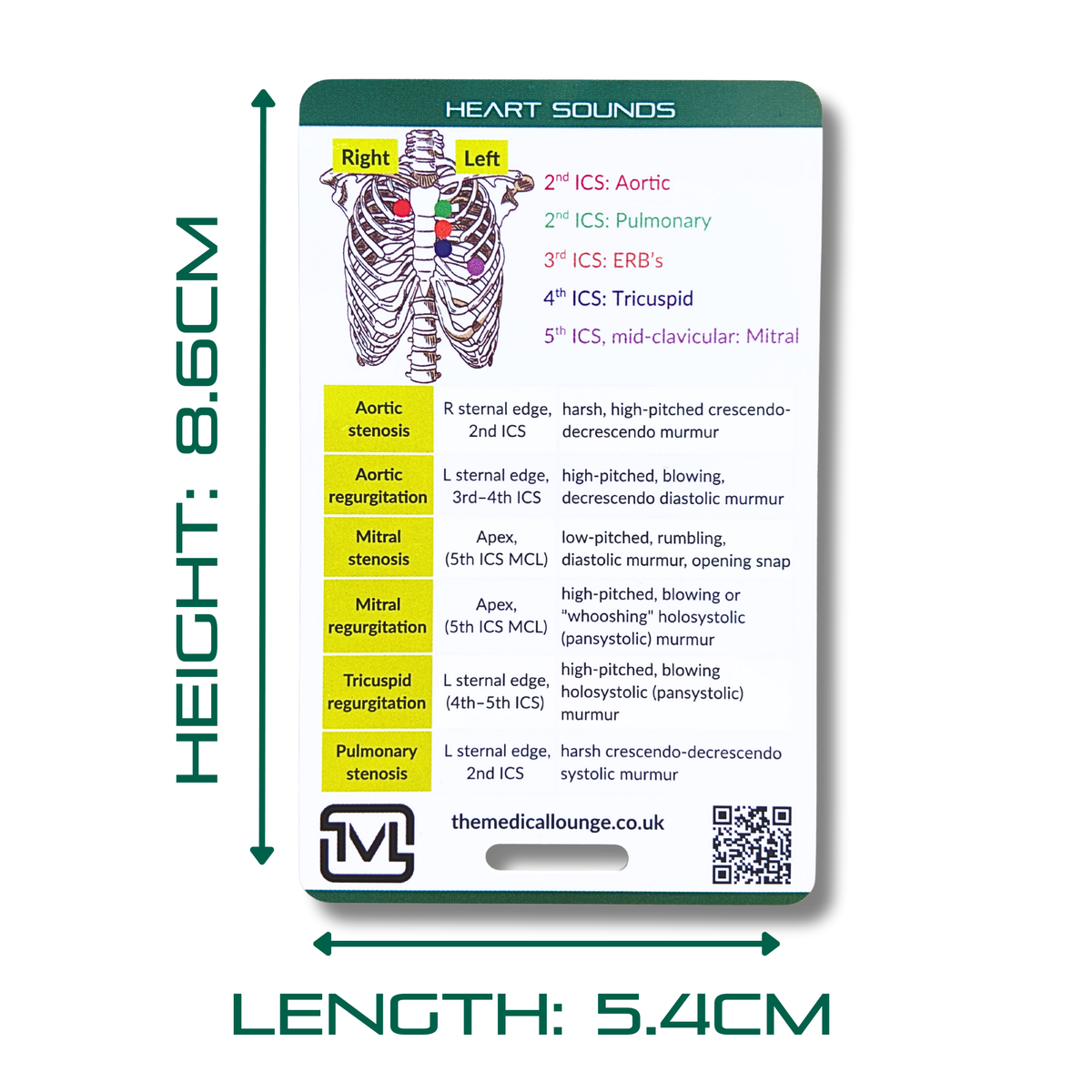 Cardiovascular Assessment Reference Card