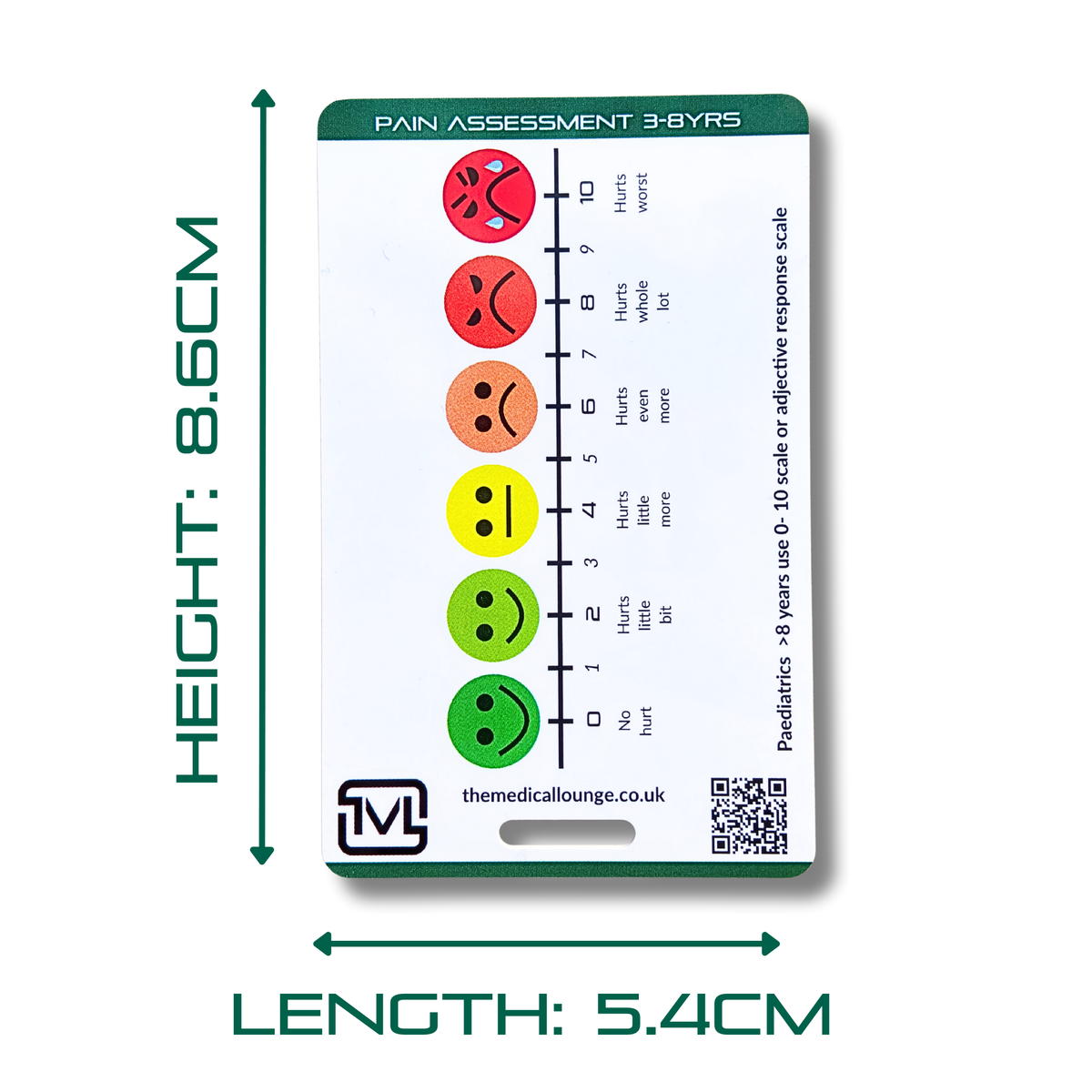 Paediatric Pain Scales Card – Wong-Baker & FLACC