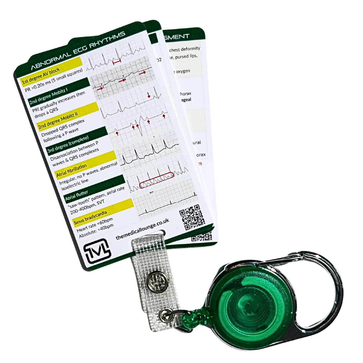 Retractable Badge Reel – Green