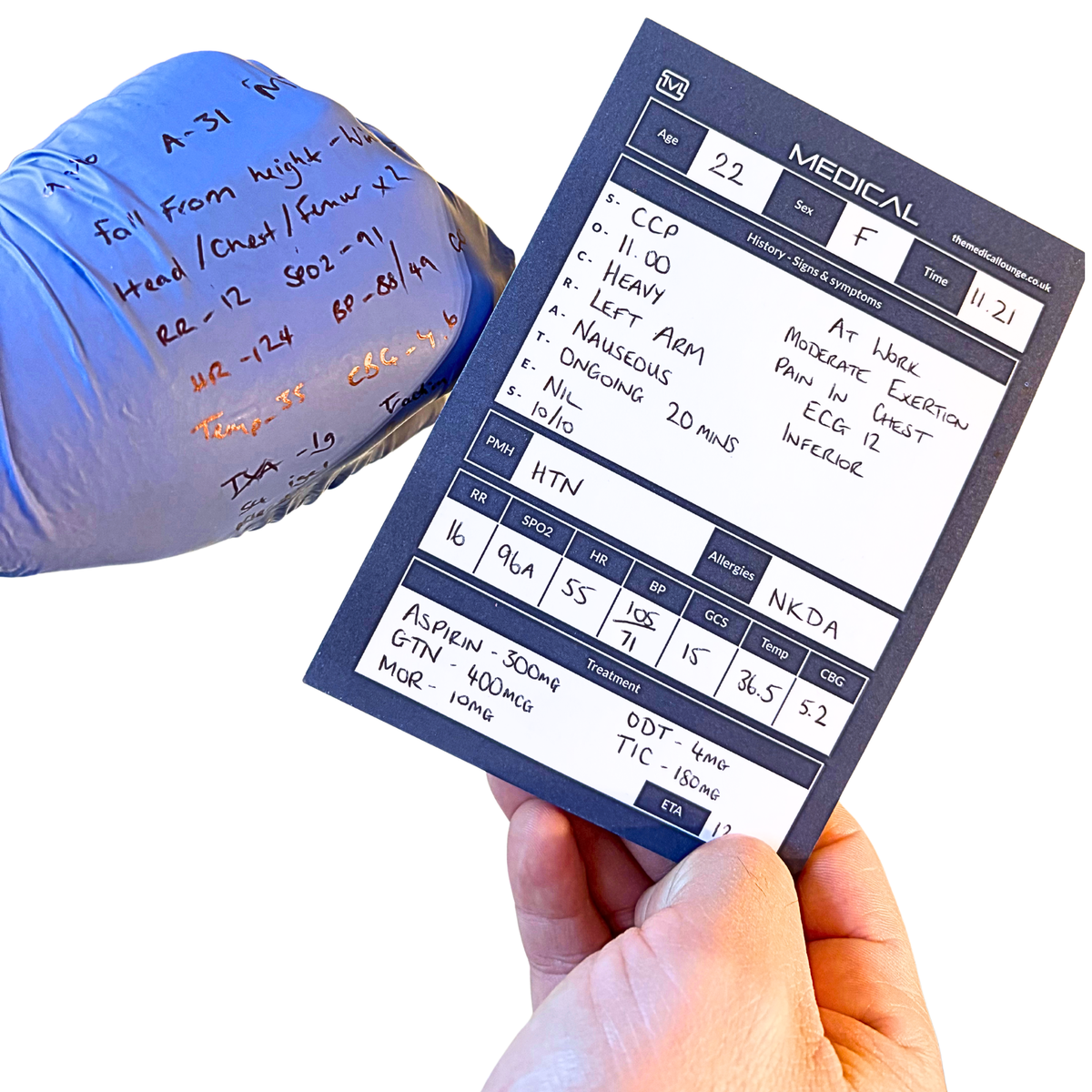Paramedic Gift Medical Handover Notepad | SBAR SOCRATES Patient Report Pad | A6 Pocket Notebook for Student Paramedic, EMT & First Responder
