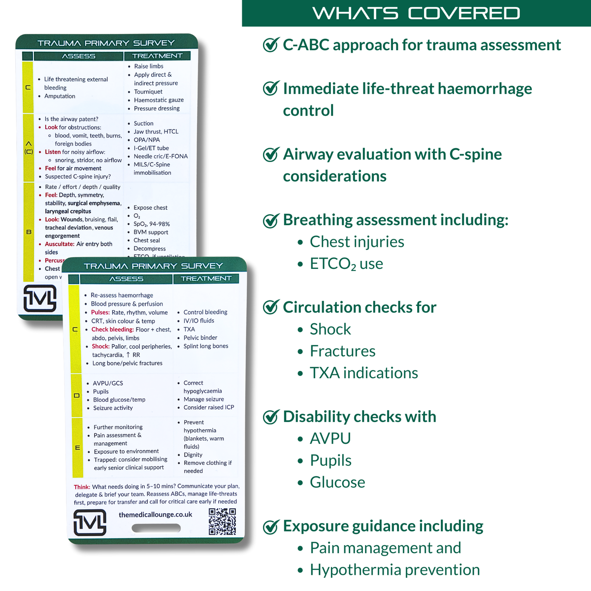 ABCDE Learning Framework – Study Card
