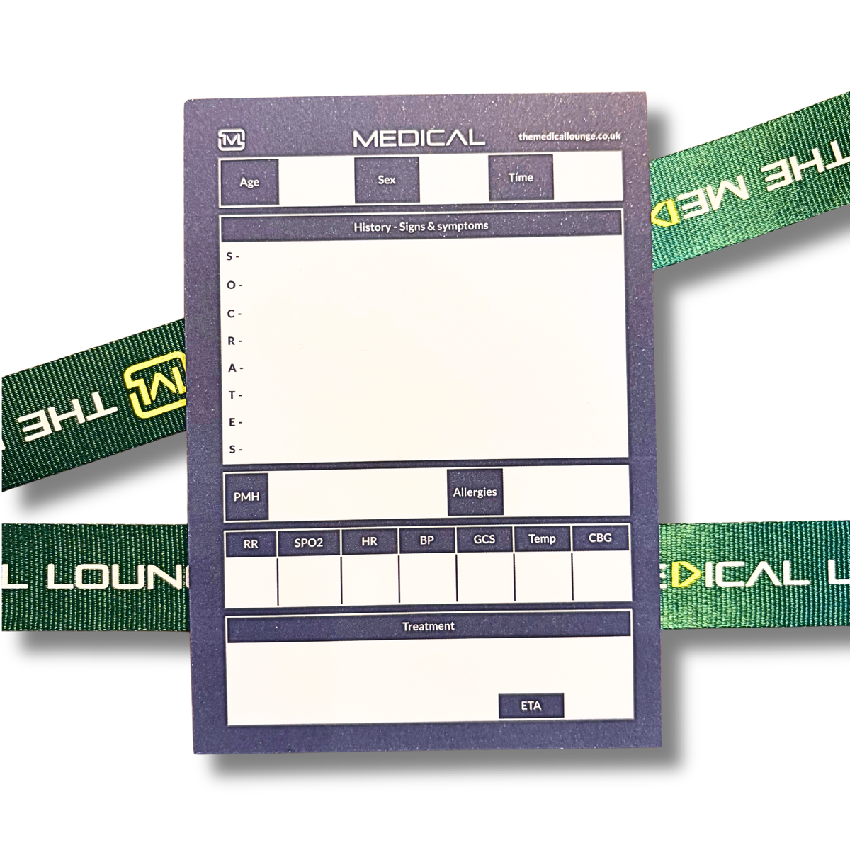 Paramedic Gift Set of 2 Handover Notepads | Trauma ATMIST & Medical SBAR Patient Report Pads | A6 Pocket Notebooks Student Paramedic EMT