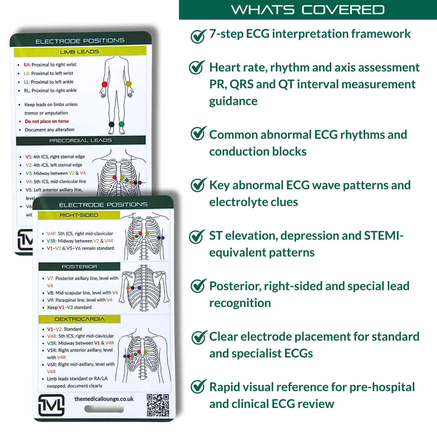 ECG Study Bundle – 7 Pocket Cards