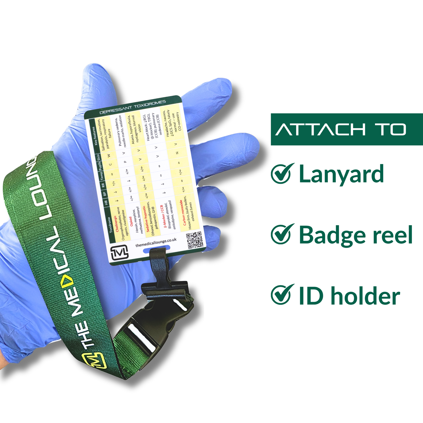 Toxidromes Reference Card – 2-Card Set