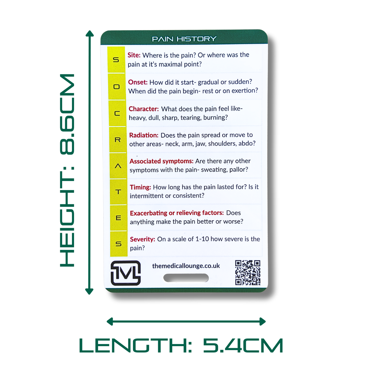 Pain Assessment Card Bundle – 3 Cards