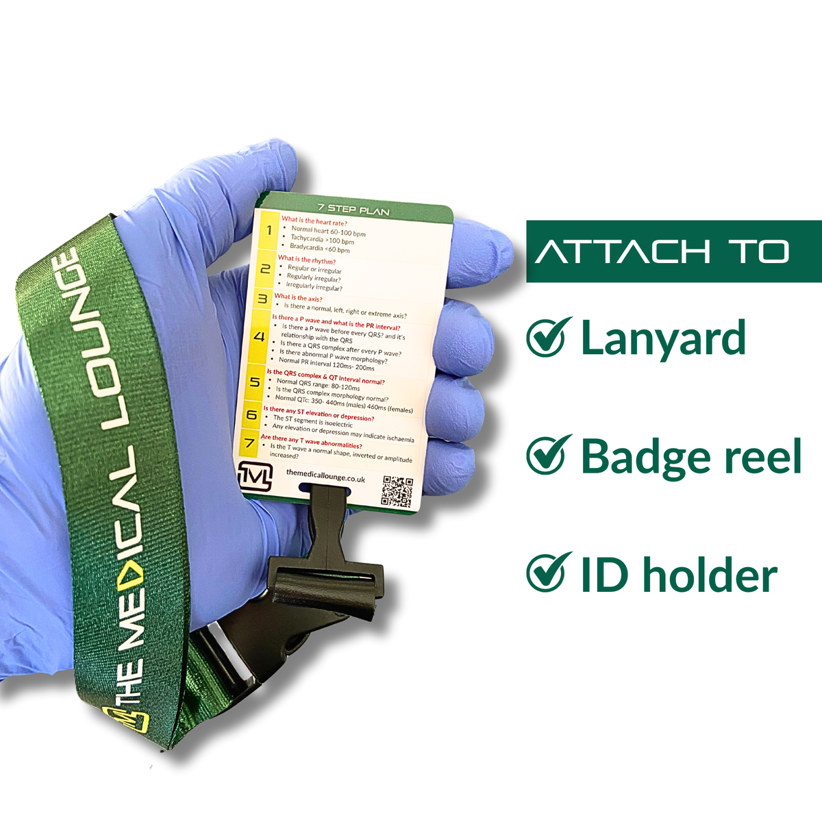 ECG Interpretation Card – 7-Step Method