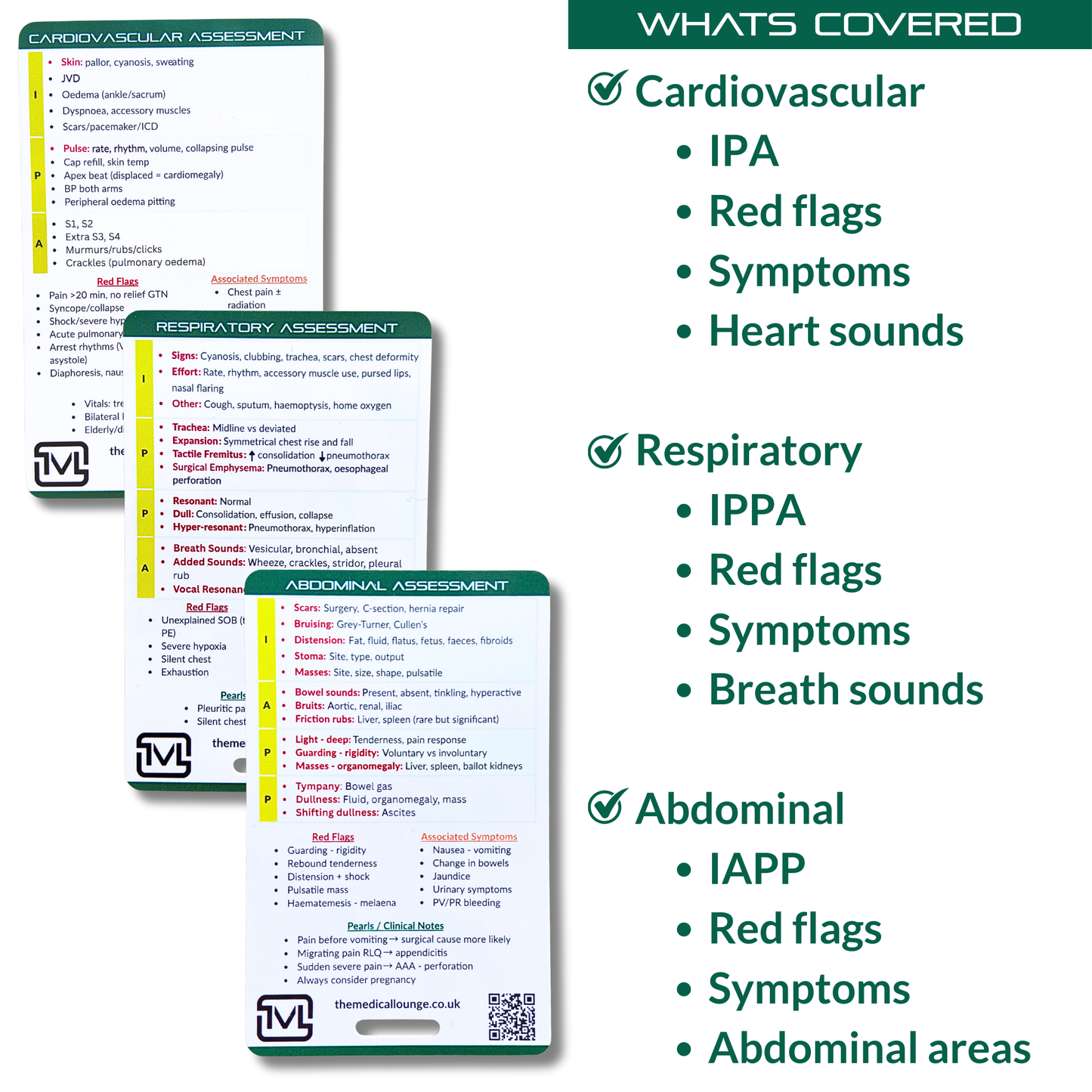 System Assessment Card Bundle – 3 Cards