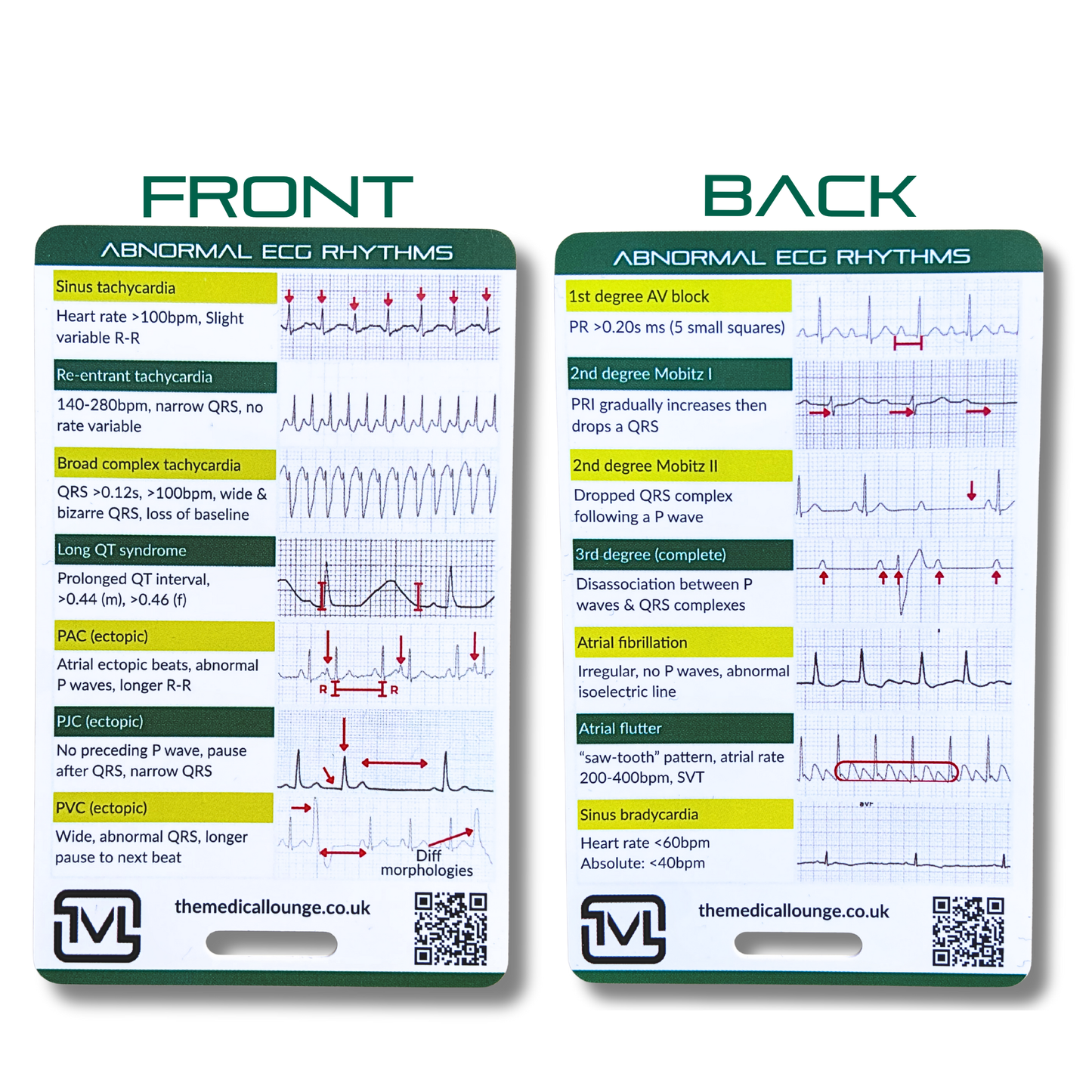 ECG Study Bundle – 7 Pocket Cards