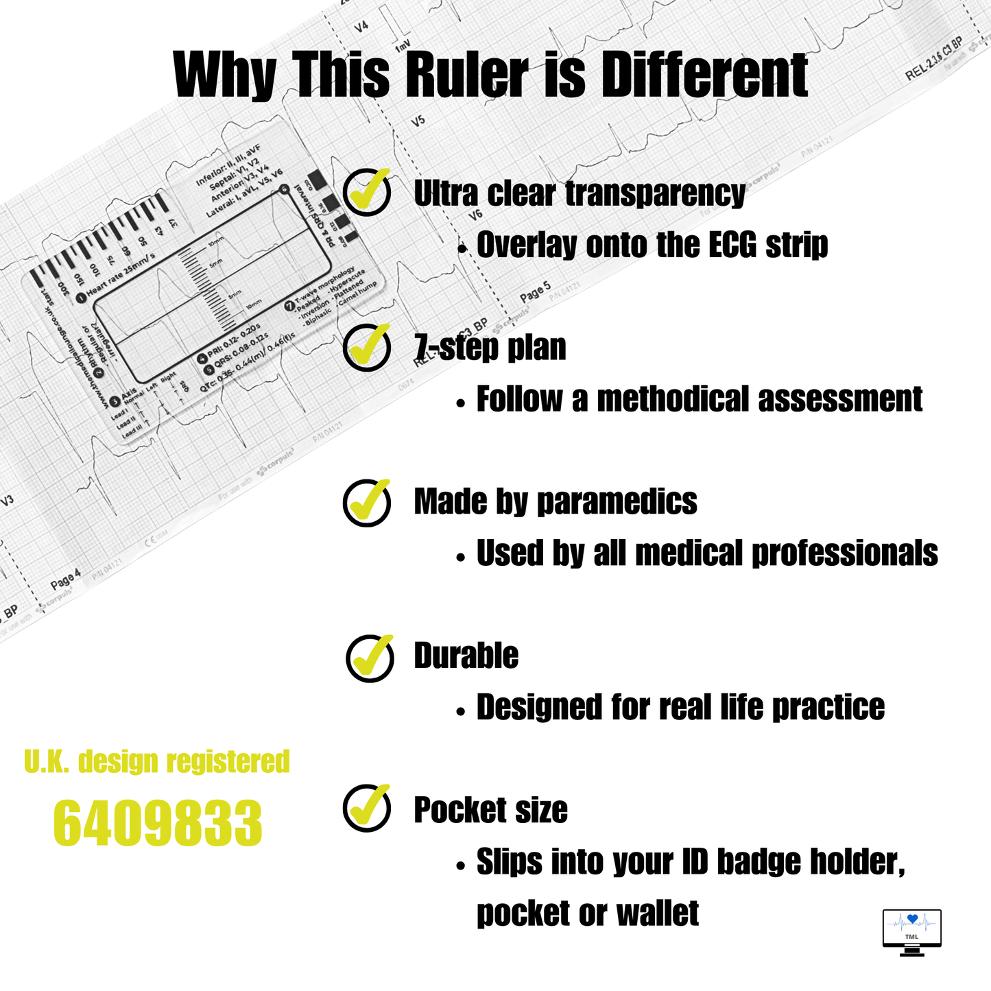 ECG Fundamentals Course + ECG Ruler