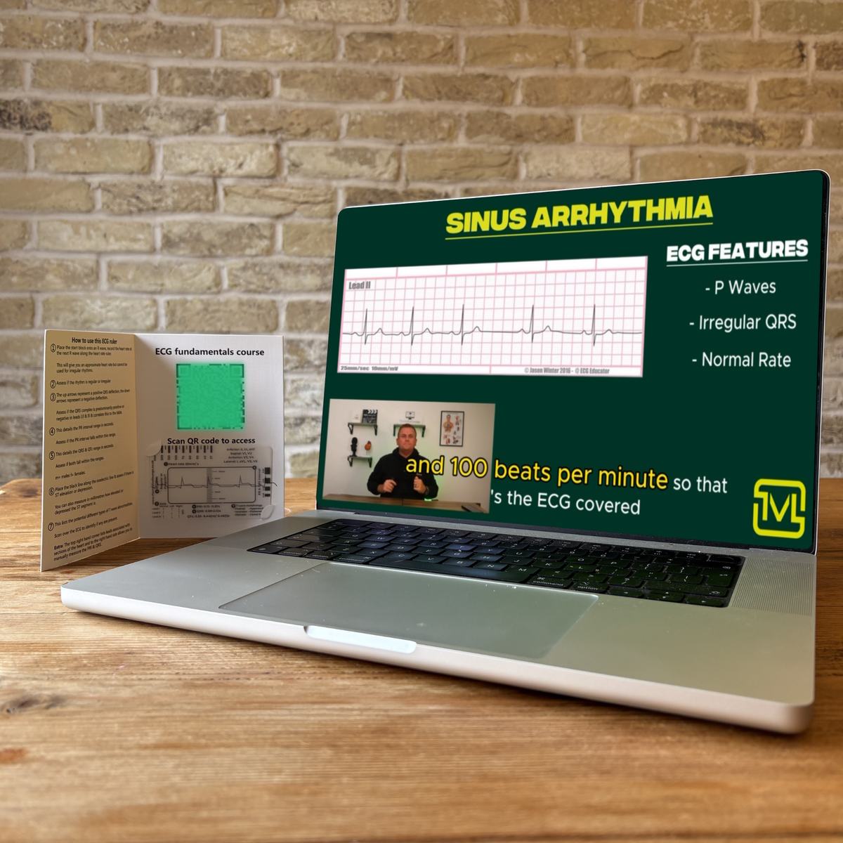 ECG Fundamentals Course + ECG Ruler